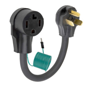 3 prong to 4 prong dryer power cords adapters